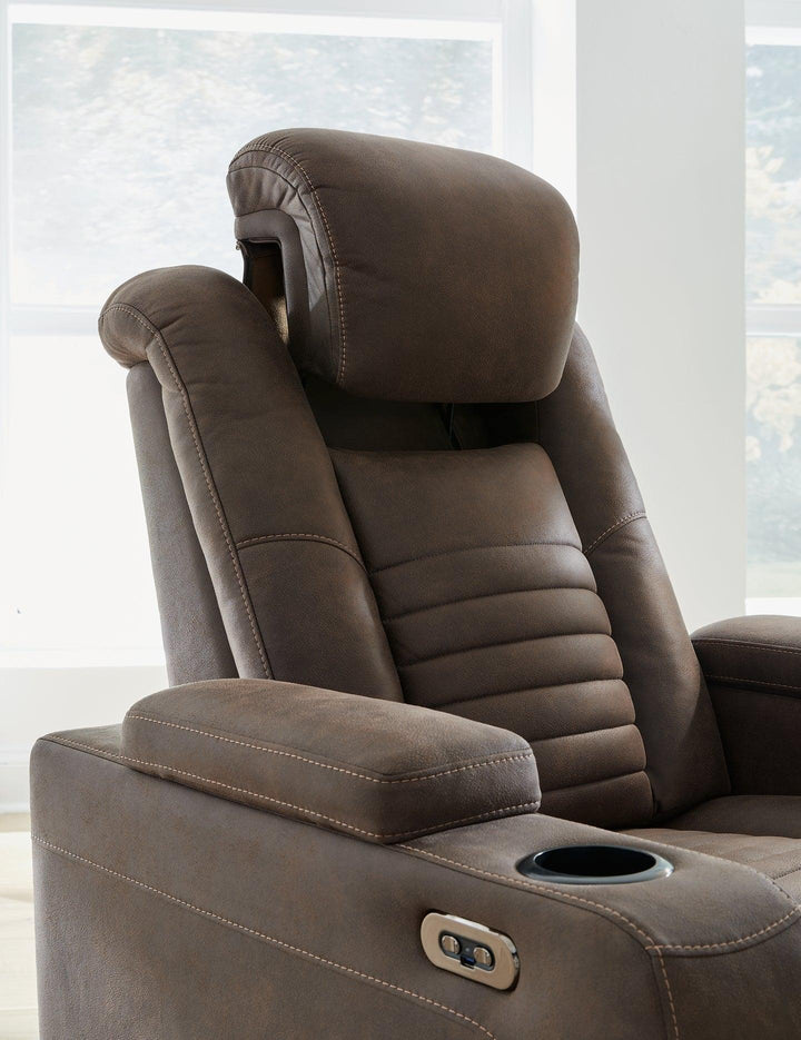 Soundcheck Power Recliner 3060713 Earth Contemporary Motion Upholstery By AFI - sofafair.com