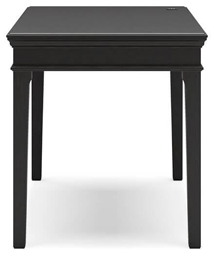 Beckincreek 48" Home Office Desk H778-10 Black/Gray Traditional Desks By AFI - sofafair.com