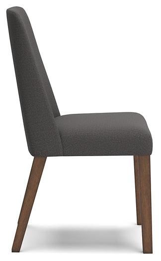 D615-02 Black/Gray Contemporary Lyncott Dining Chair By Ashley - sofafair.com