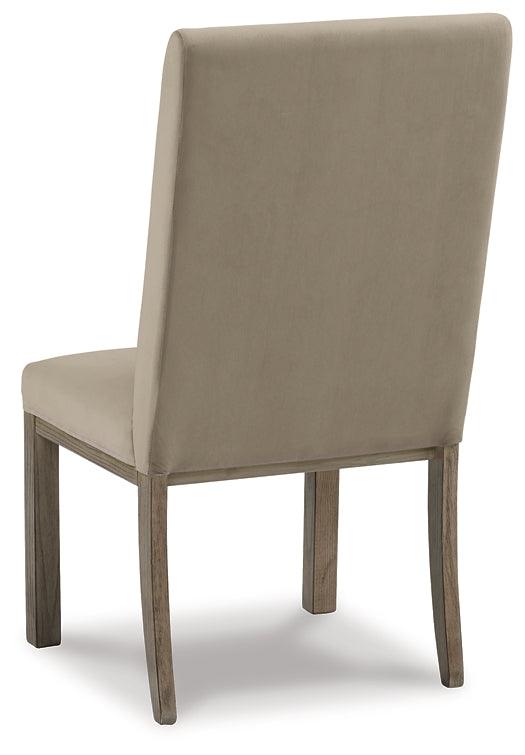 Chrestner Dining Chair D983-01 Black/Gray Contemporary Formal Seating By Ashley - sofafair.com