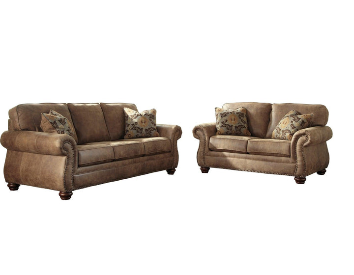 Larkinhurst Sofa Sleeper and Loveseat 31901U7 Earth Traditional Stationary Upholstery Package By AFI - sofafair.com