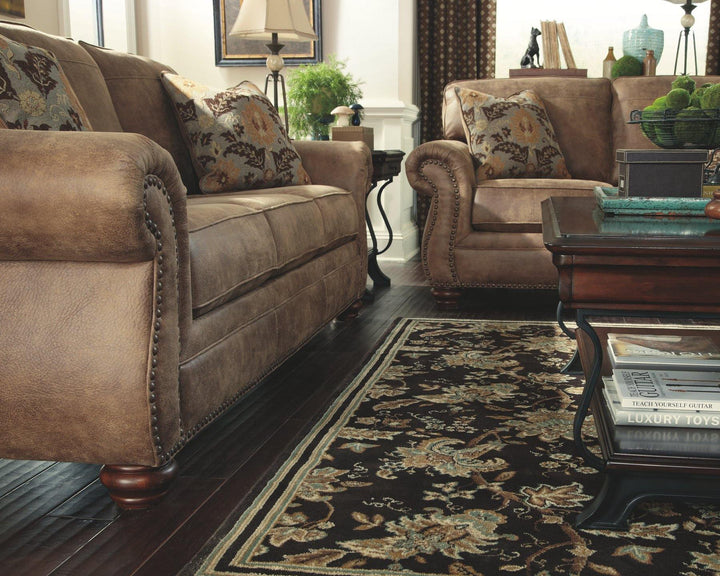 Larkinhurst Loveseat 3190135 Earth Traditional Stationary Upholstery By AFI - sofafair.com