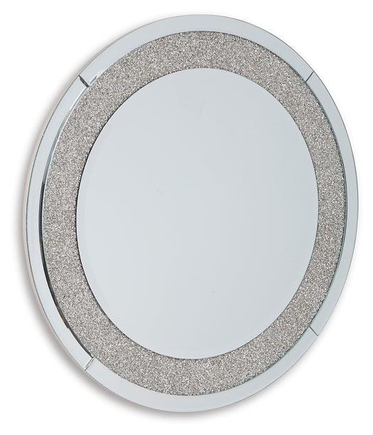 A8010205 Metallic Contemporary Kingsleigh Accent Mirror By Ashley - sofafair.com