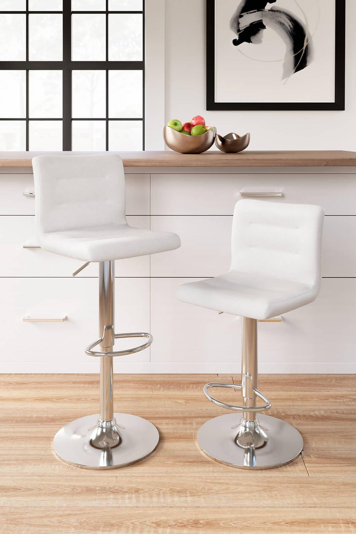 Pollzen Bar Height Bar Stool (Set of 2) D121-730X2 Contemporary Barstool By Ashley - sofafair.com