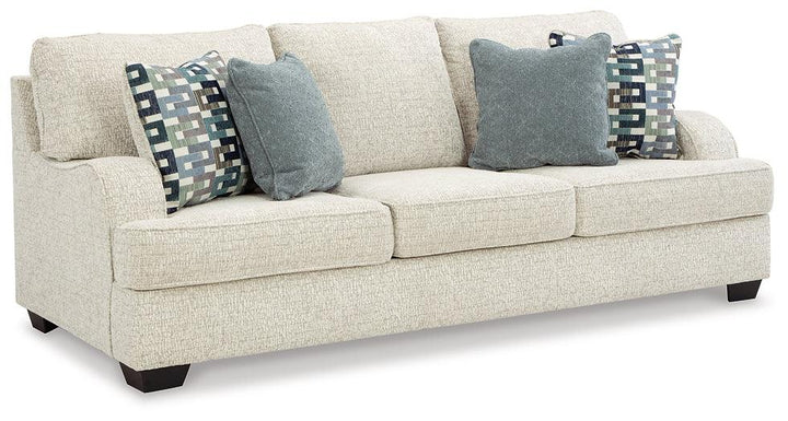 Valerano Queen Sofa Sleeper 3340439 Parchment Contemporary Stationary Upholstery By AFI - sofafair.com