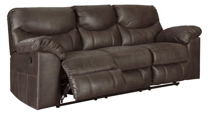 Boxberg Reclining Sofa and Loveseat 33803U1 Teak Contemporary Motion Upholstery Package By AFI - sofafair.com