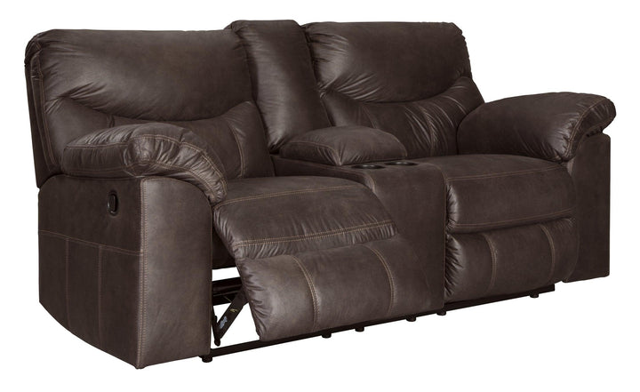 Boxberg Reclining Sofa and Loveseat 33803U1 Teak Contemporary Motion Upholstery Package By AFI - sofafair.com