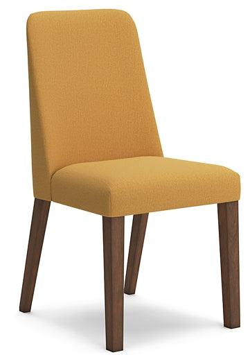 D615-04 Yellow Contemporary Lyncott Dining Chair By Ashley - sofafair.com