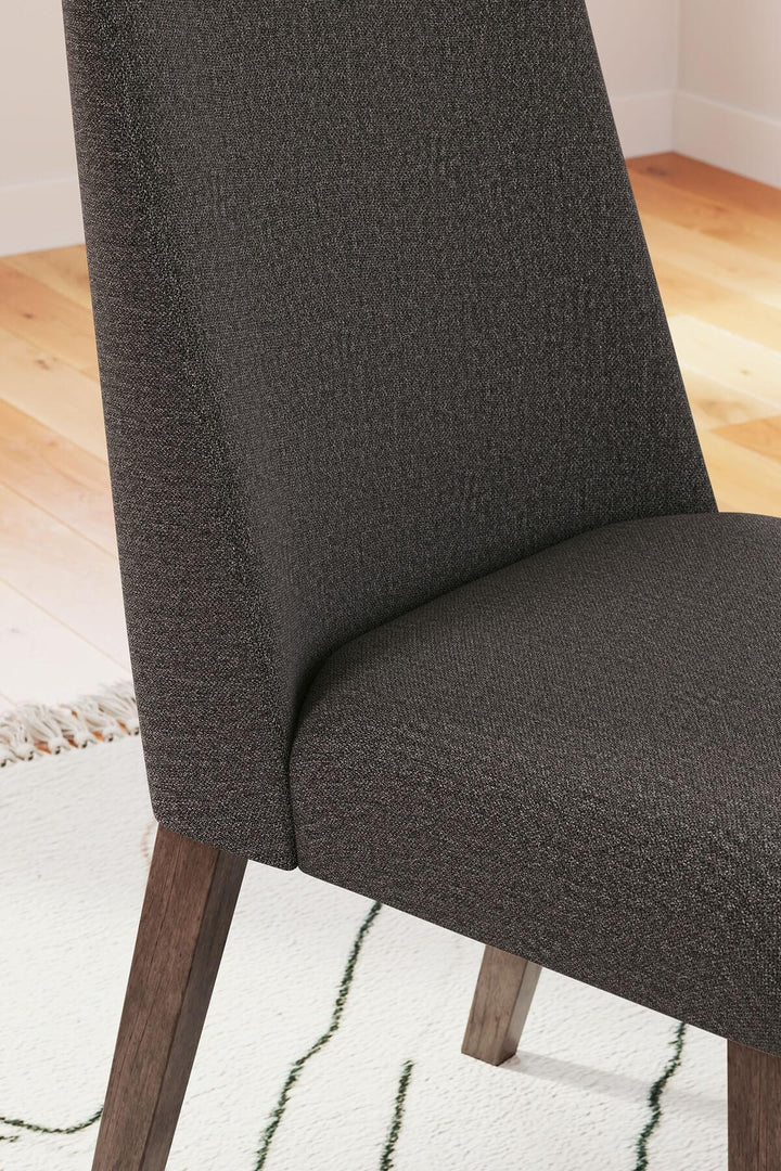 D615-02 Black/Gray Contemporary Lyncott Dining Chair By Ashley - sofafair.com