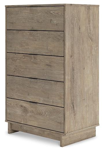 Oliah Chest of Drawers EB2270-245 Natural Contemporary Youth Bed Cases By Ashley - sofafair.com