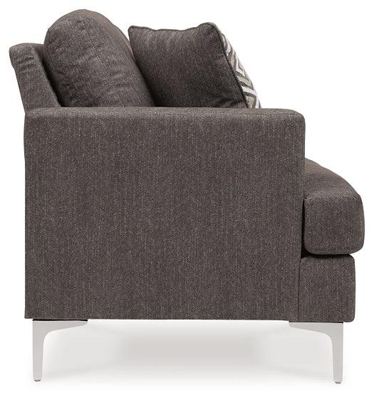 Arcola RTA Sofa 82604S1 Black/Gray Contemporary Stationary Upholstery By Ashley - sofafair.com