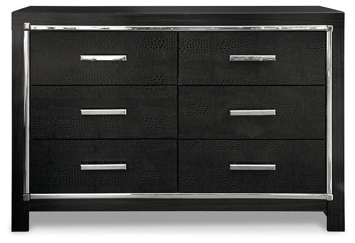B1420-31 Metallic Contemporary Kaydell Dresser By Ashley - sofafair.com