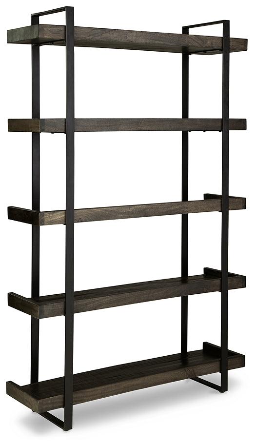 Kevmart Bookcase A4000532 Black/Gray Contemporary Stationary Accent Occasionals By Ashley - sofafair.com