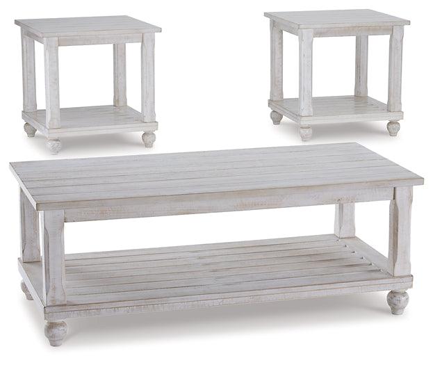 Cloudhurst Table (Set of 3) T488-13 White Contemporary 3 Pack By Ashley - sofafair.com