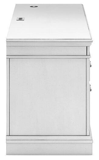 Kanwyn Credenza H777H3 White Traditional Home Office Storage By AFI - sofafair.com