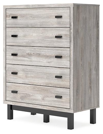 Vessalli Chest of Drawers B1036-345 Black/Gray Contemporary Master Bed Cases By Ashley - sofafair.com