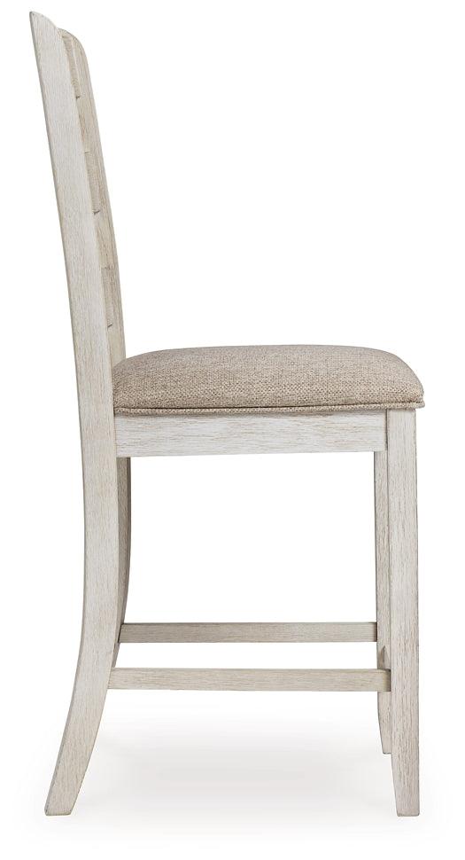 Skempton Counter Height Bar Stool (Set of 2) D394-124X2 White Casual Barstool By Ashley - sofafair.com
