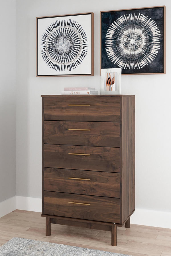 Calverson Chest of Drawers EB3660-245 Brown/Beige Casual Master Bed Cases By Ashley - sofafair.com