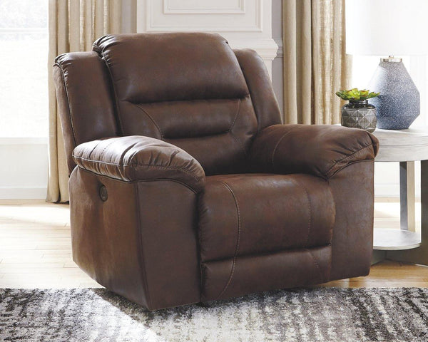 Stoneland Power Recliner 3990498 Chocolate Contemporary Motion Upholstery By AFI - sofafair.com