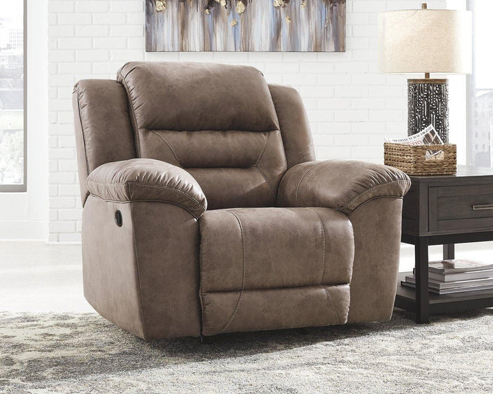 Stoneland Recliner 3990525 Fossil Contemporary Motion Upholstery By AFI - sofafair.com