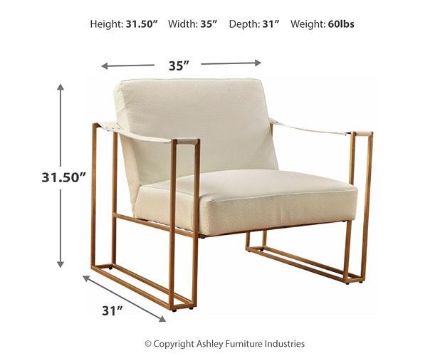 Kleemore Accent Chair A3000213 Brown/Beige Contemporary Accent Chairs - Free Standing By Ashley - sofafair.com