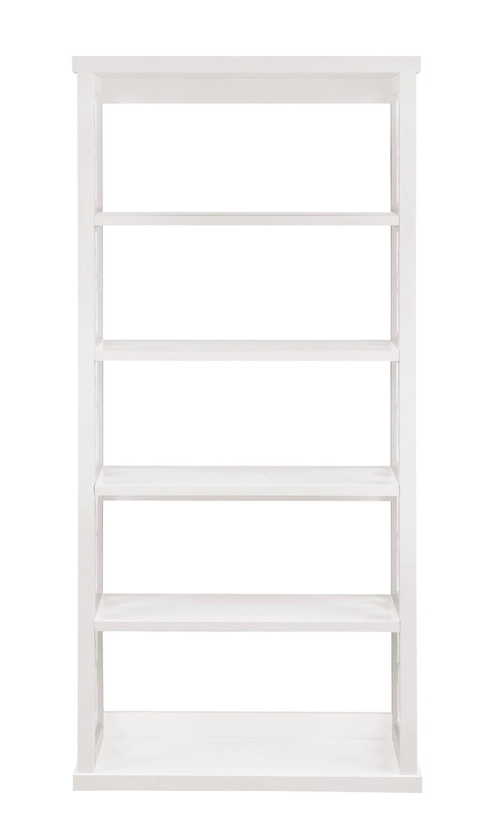 Home office : bookcases 802578 White Casual Bookcase1 By coaster - sofafair.com