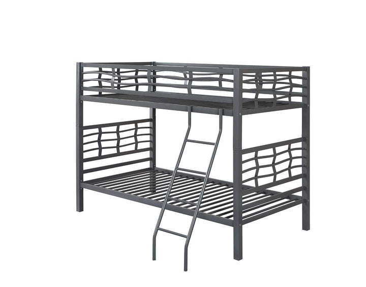 7395 metal Fairfax bunk bed By coaster - sofafair.com