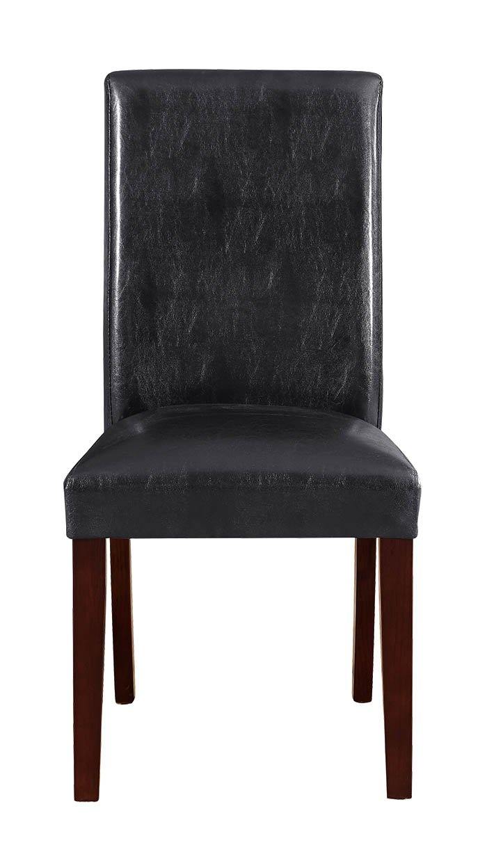 Otero transitional black dining chair 107702 Dark brown Dining Chair1 By coaster - sofafair.com