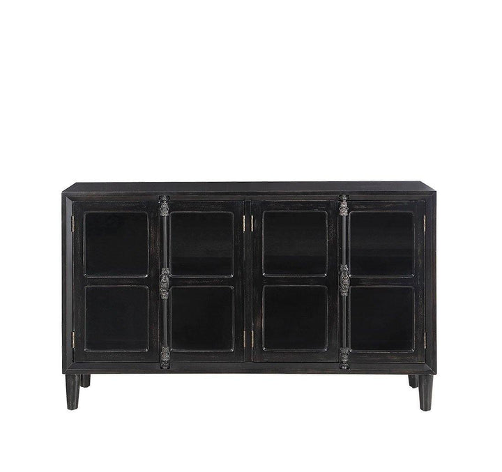 Transitional black accent cabinet 950780 Black Accent Cabinet1 By coaster - sofafair.com