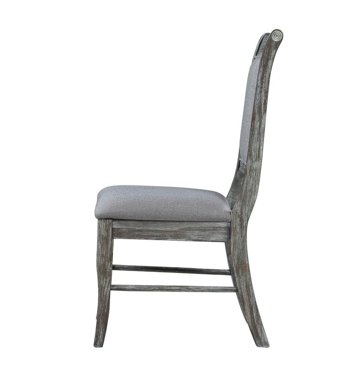 Side chair 123092 Grey Dining Chair1 By coaster - sofafair.com