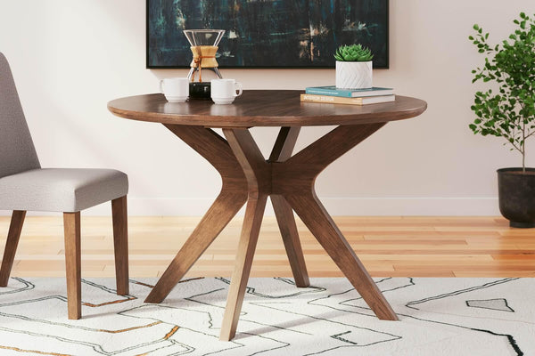 Lyncott Dining Table D615-15 Brown/Beige Contemporary Casual Tables By Ashley - sofafair.com