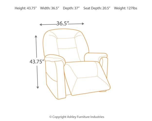 Samir Power Lift Recliner 2080112 Brown/Beige Contemporary Motion Recliners - Free Standing By Ashley - sofafair.com