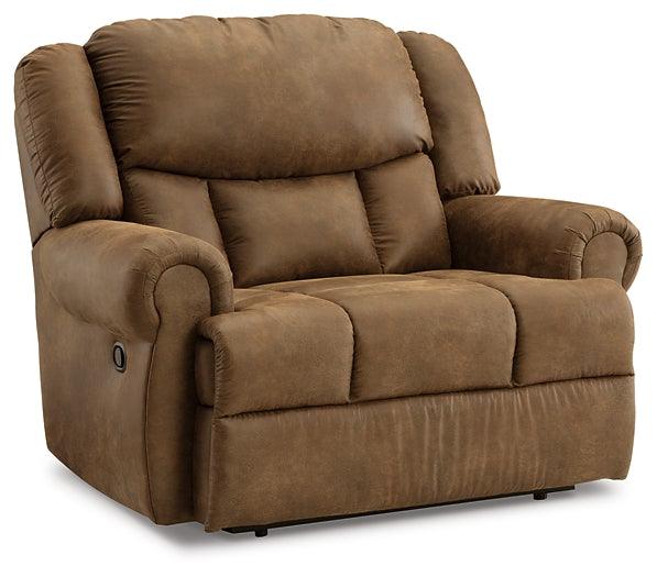 Boothbay Oversized Recliner 4470452 Brown/Beige Traditional Motion Recliners - Free Standing By AFI - sofafair.com