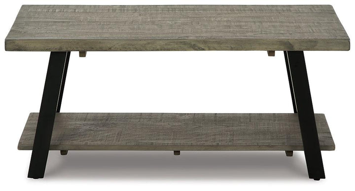 Brennegan Coffee Table T323-1 Black/Gray Casual Cocktail Table By Ashley - sofafair.com