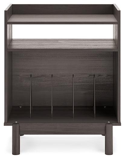 Brymont Turntable Accent Console EA1011-120 Black/Gray Contemporary EA Furniture By Ashley - sofafair.com