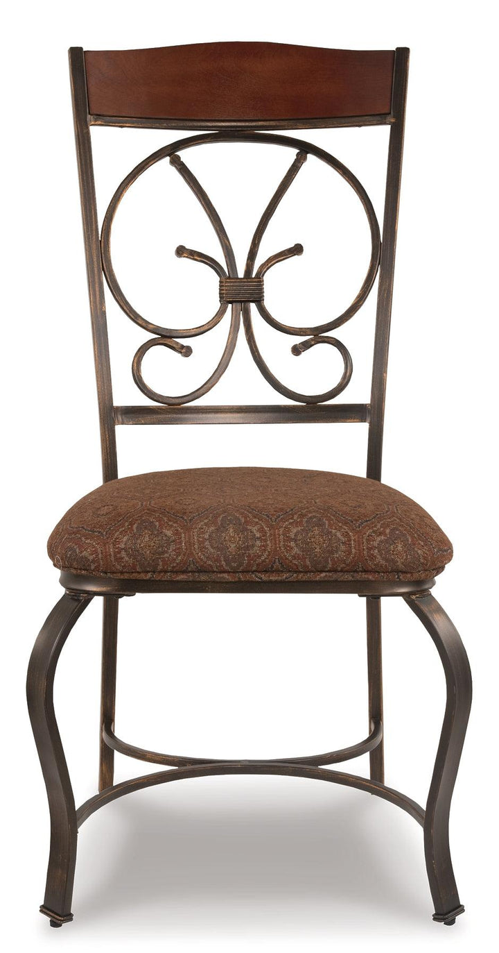 D329-01X4 Brown/Beige Traditional Glambrey Dining Chair (Set of 4) By Ashley - sofafair.com