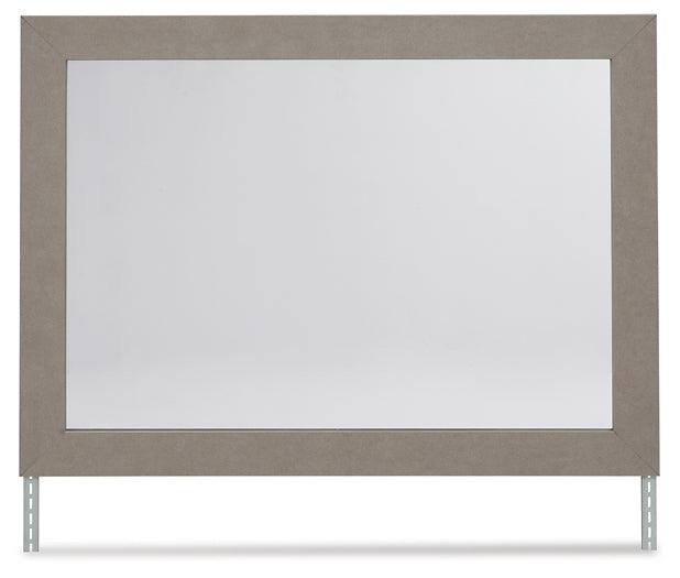 B1145-36 Black/Gray Contemporary Surancha Bedroom Mirror By AFI - sofafair.com