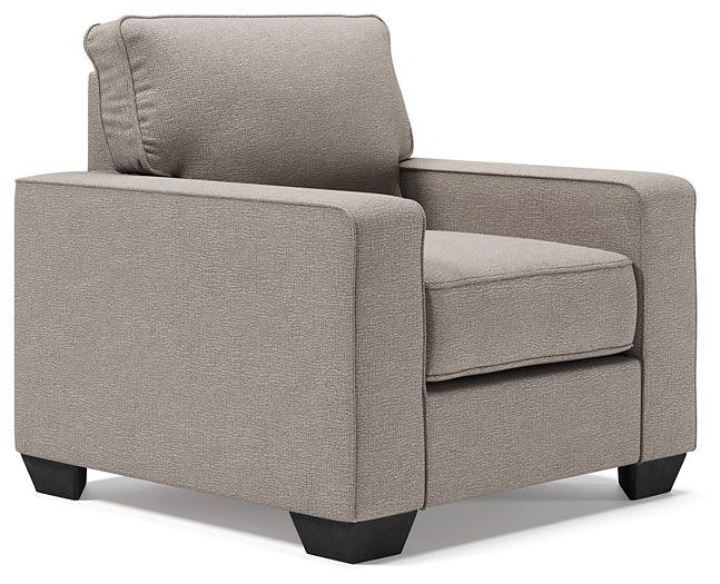 Greaves Chair 5510420 Black/Gray Contemporary Stationary Upholstery By Ashley - sofafair.com