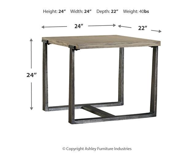T965-3 Black/Gray Contemporary Dalenville End Table By Ashley - sofafair.com