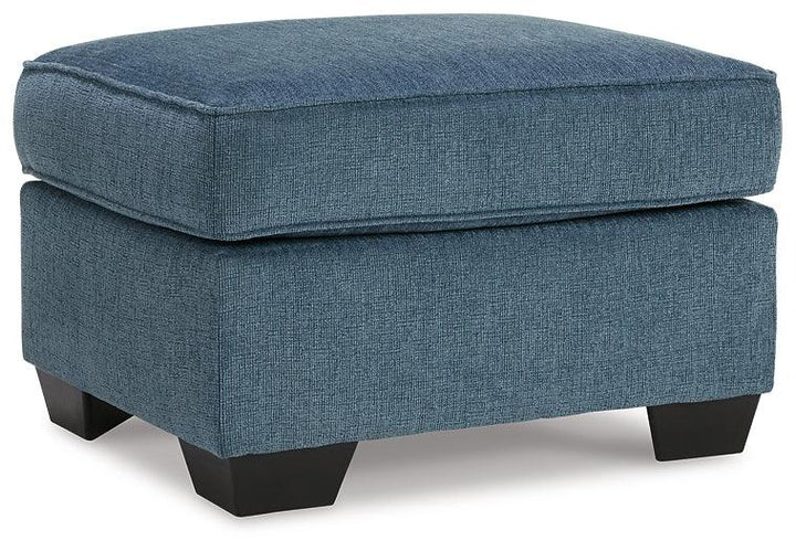 Cashton Ottoman 4060514 Blue Contemporary Stationary Upholstery By AFI - sofafair.com