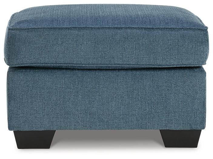 Cashton Ottoman 4060514 Blue Contemporary Stationary Upholstery By AFI - sofafair.com