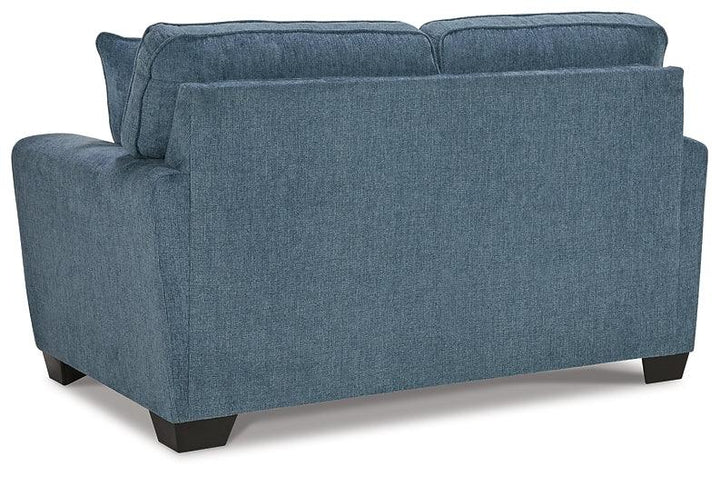 Cashton Loveseat 4060535 Blue Contemporary Stationary Upholstery By AFI - sofafair.com