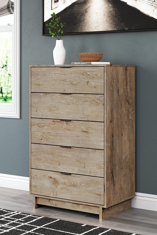 Oliah Chest of Drawers EB2270-245 Natural Contemporary Youth Bed Cases By Ashley - sofafair.com