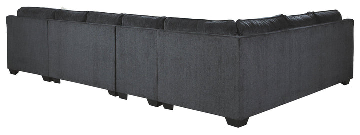 Eltmann 4Piece Sectional with Chaise 41303S8 Slate Contemporary Stationary Sectionals By AFI - sofafair.com