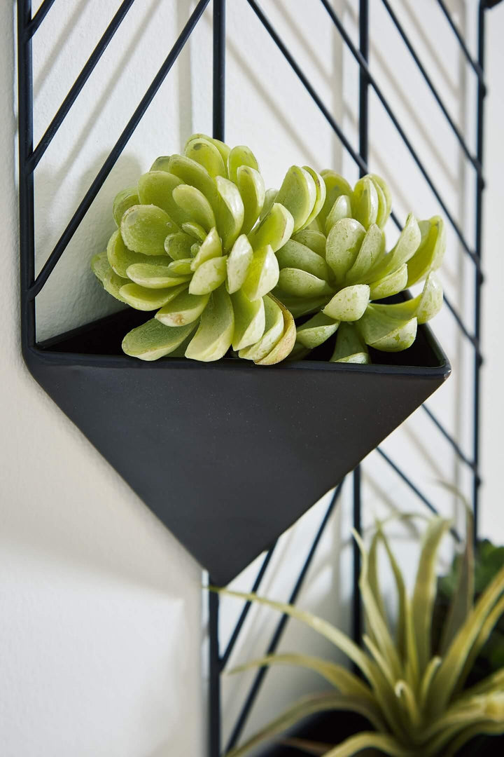 Dashney Wall Planter On Stand A8010367 Black/Gray Contemporary Wall Art Sculptures By Ashley - sofafair.com