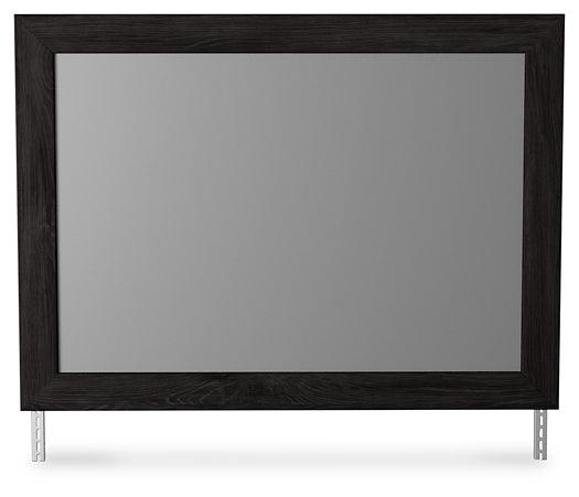 B2589-36 Black/Gray Casual Belachime Bedroom Mirror By Ashley - sofafair.com