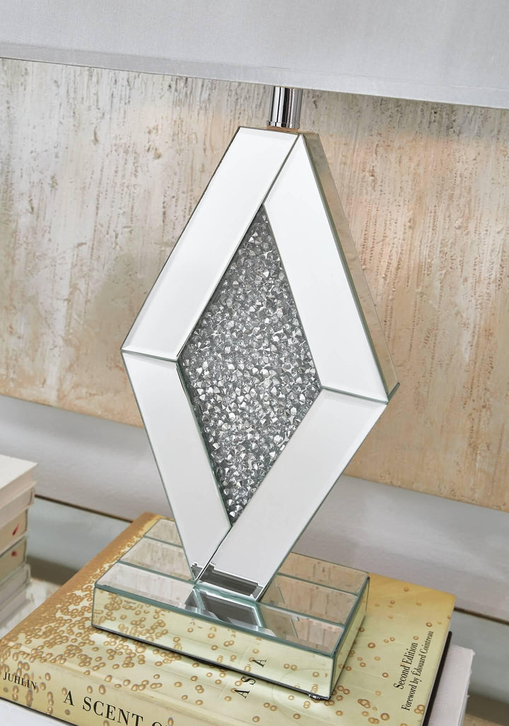 L429034 Metallic Contemporary Prunella Table Lamp By Ashley - sofafair.com