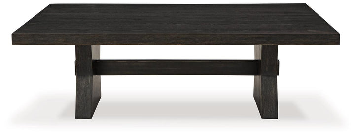 Galliden Coffee Table T841-1 Black/Gray Contemporary Cocktail Table By Ashley - sofafair.com