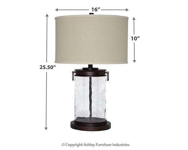 L430324 Brown/Beige Casual Tailynn Table Lamp By Ashley - sofafair.com