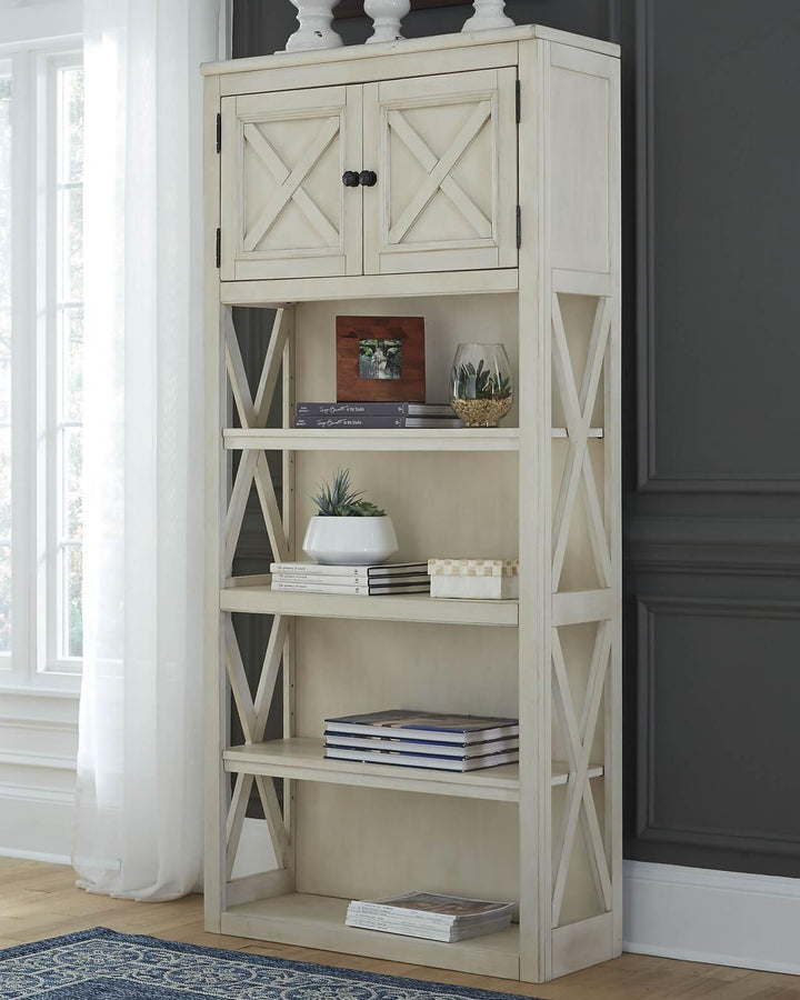 Bolanburg 75" Bookcase H647-17 White Casual Home Office Cases By Ashley - sofafair.com